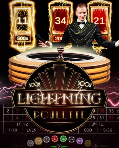 Lightning Roulette Game Card