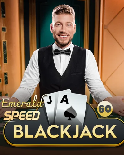 Speed Blackjack 60  Emerald Game Card