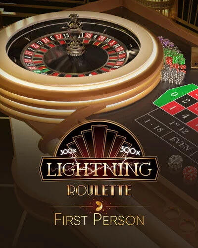 First Person Lightning Roulette Game Card