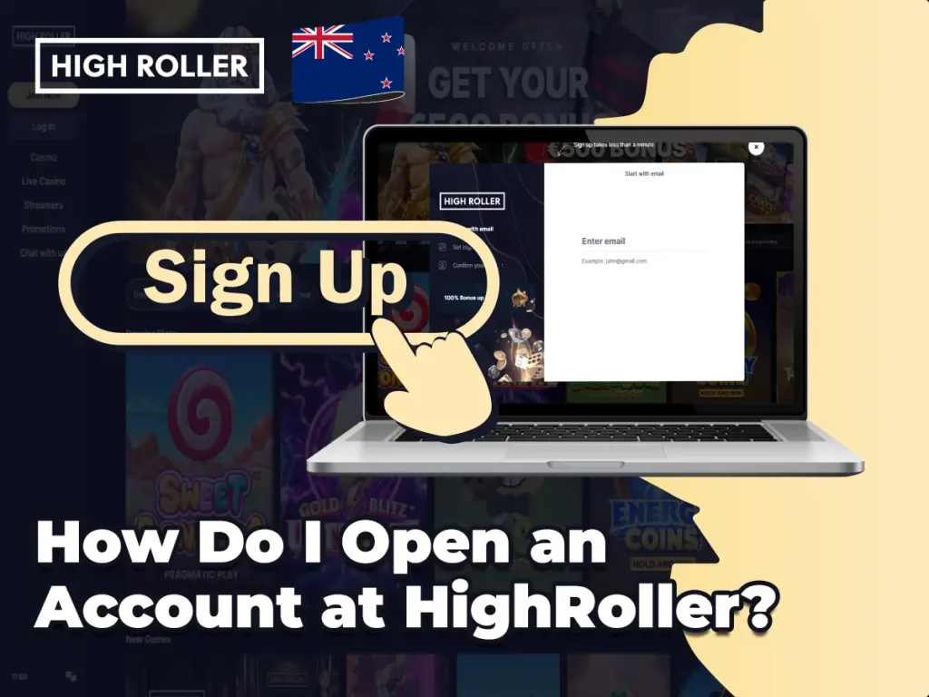 How Do I Open an Account at HighRoller?
