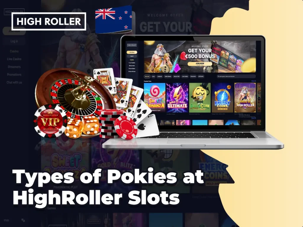 Types of Pokies at HighRoller Slots