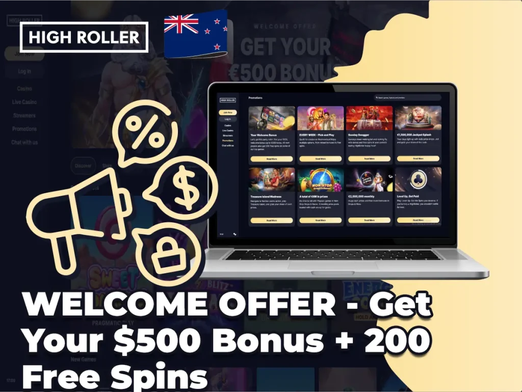 WELCOME OFFER - Get Your $500 Bonus + 200 Free Spins